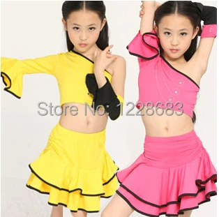 yellow dance crop top