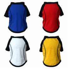Летний спортивный жилет для собак, хлопковая футболка для собак, свитер, джерси, одежда для домашних животных для маленьких, средних и больших собак, толстая футболка