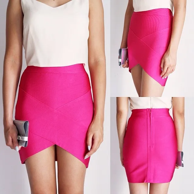 

10 Colors High Quality New Arrival Ladies Bandage Skirt Cocktail Party Cute Mini Skirt