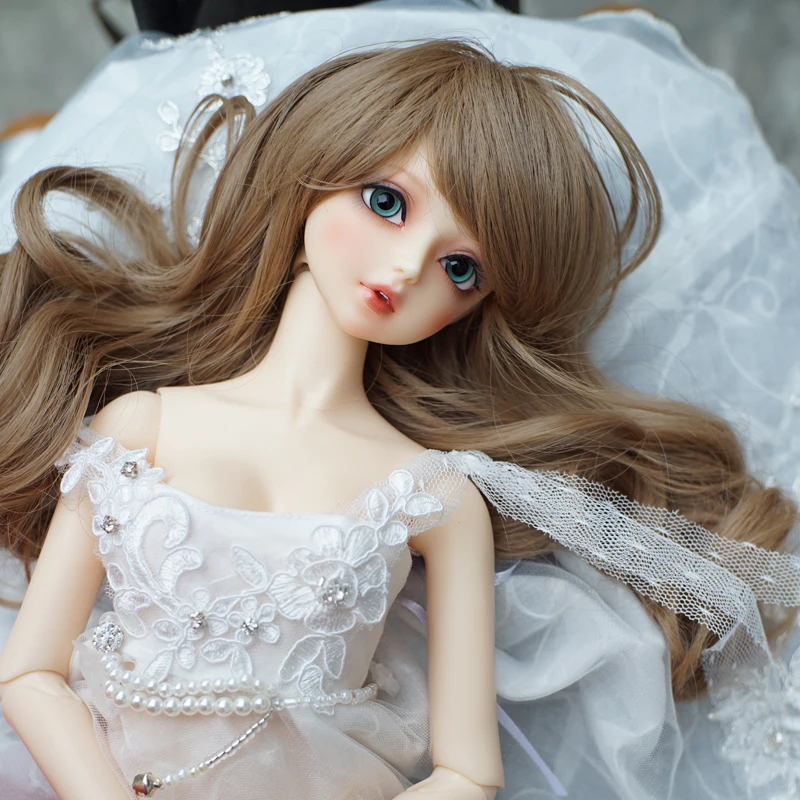 18cm Doll DIY Wig Curly Hair with Full Bangs for 27-30 Centimeter Doll DIY Making Accessories 18cm Doll DIY Wig Curly Hair with Full Bangs for 27-30 Centimeter Doll DIY Making Accessories