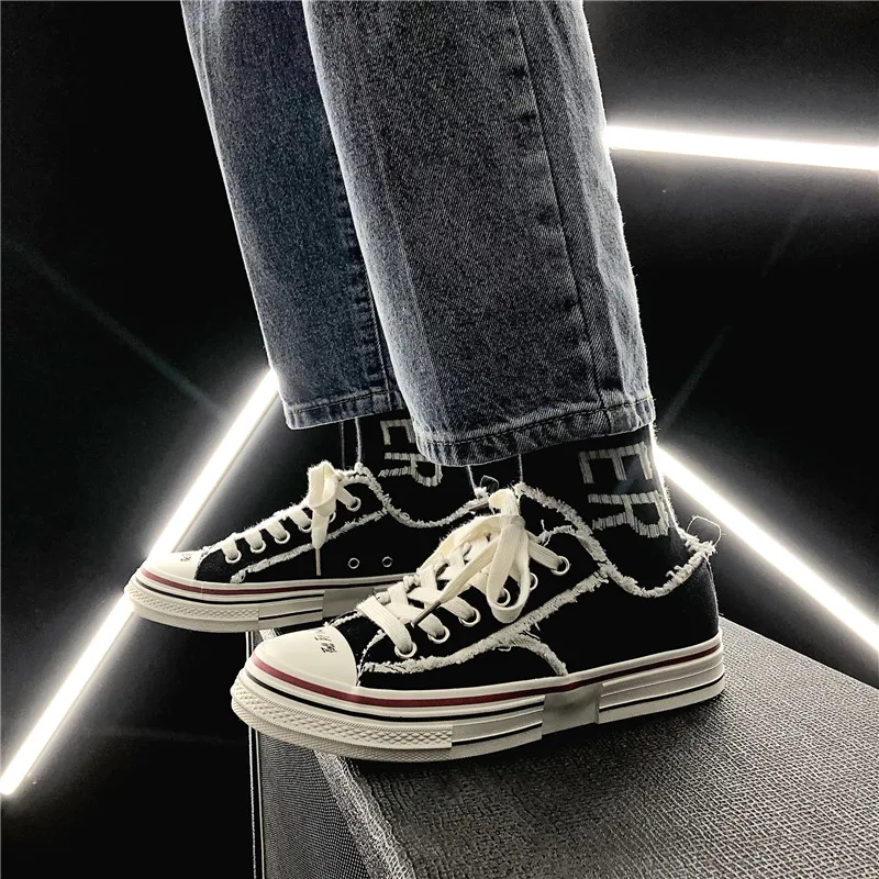 

Leader Show Men Sneakers Trend Rubber Canvas Shoes Man Walking Shoes Spring Zapatos Hombre Walking Shoes For Men Brand