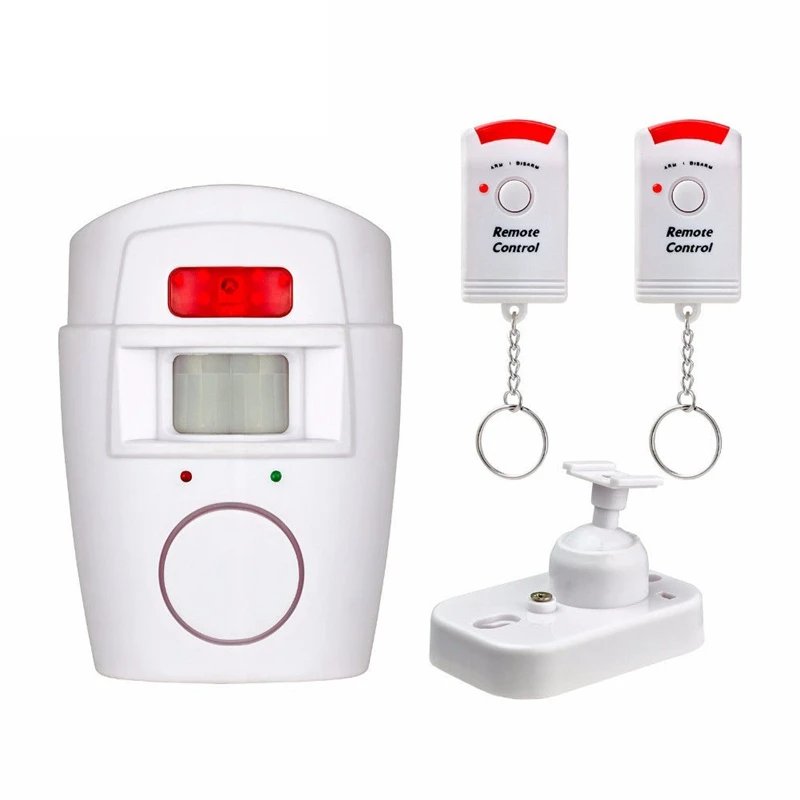 Wireless PIR Infrared Motion Sensor Detector Anti-Theft Home Alarm Security Systems With 2pcs Remote Controllers  10