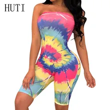 HUTI Retro Thread Printed Jumpsuits Sexy Off Shoulder Sleeveless Hollow Out Playsuits Women Summer Vintage Party Casual Overalls HUTI Retro Thread Printed Jumpsuits Sexy Off Shoulder Sleeveless Hollow Out Playsuits Women Summer Vintage Party Casual Overalls