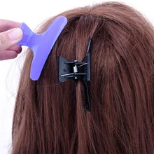 12 шт./упак. бабочка зажимов для волос коготь раздел Инструменты для укладки волос заколка для волос Зажимы шпильки для волос Профессиональный салон парикмахерских инструментов