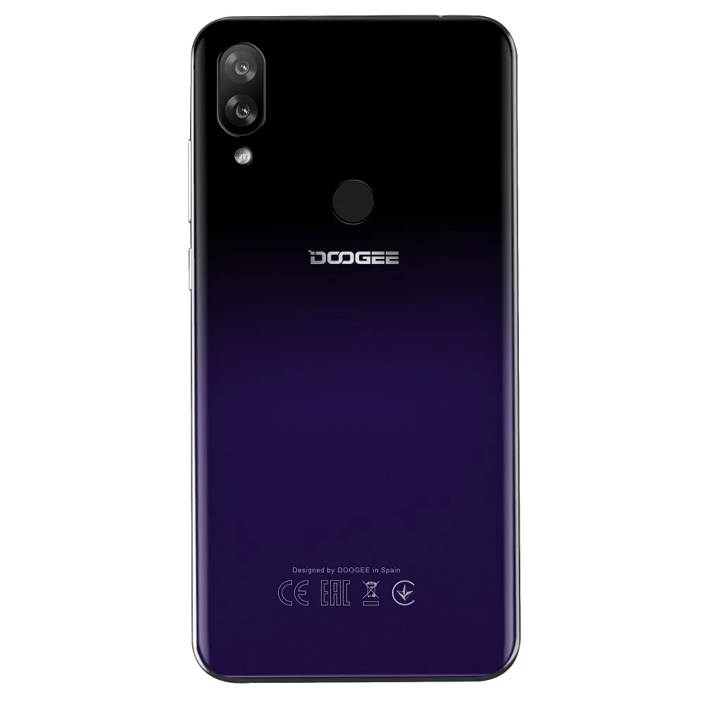 DOOGEE мобильный телефон SC9863A Восьмиядерный 3 ГБ ОЗУ 32 Гб ПЗУ 5,8" FHD+ 19:9 16,0 Мп 3360 мАч Android 8,1 4G смартфон