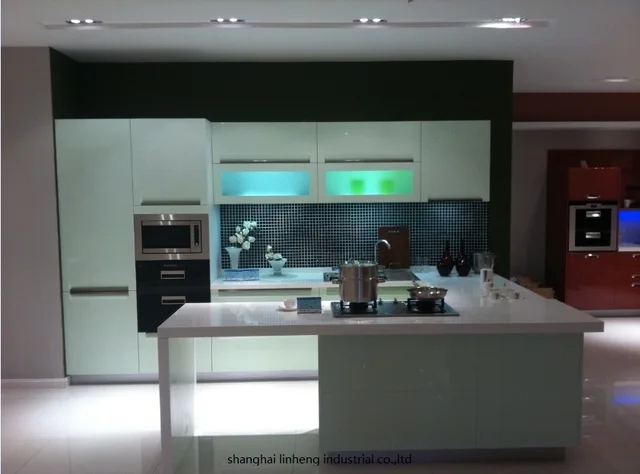 Special Price High gloss/lacquer kitchen cabinet mordern(LH-LA035)