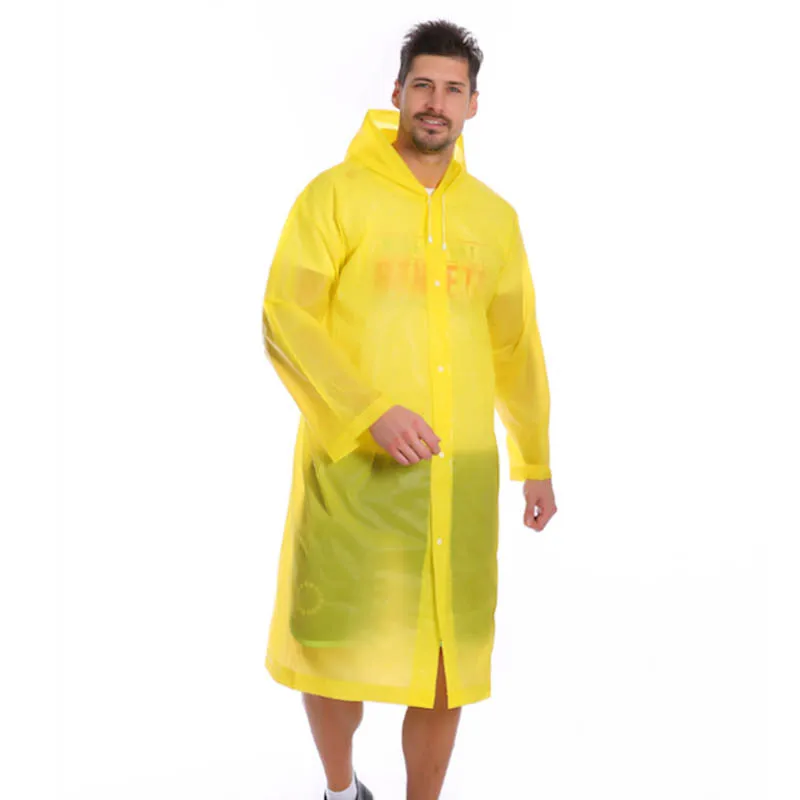 

1 Pc Universal Rain Coat Tour Raincoat Portable Not A One-off EVA Semitransparent Long Raincoats Waterproof Adult Rainwear