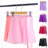 Girls Women Ballet Skirts Wrap Sheer Chiffon Tie Dance Skirts Adults Leotards Skirt Ballet Practice Dance Wear ► Photo 2/6