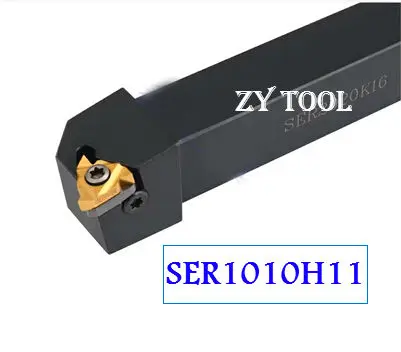 

Free shipping SER/L1010H11 10*10mm CNC External Threading Tool Holder,Turning tools of Threaded for 11ER Inserts,type SER
