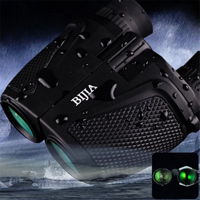 BIJIA Binoculars Porro BK4 Prism Binoculars Waterproof 12