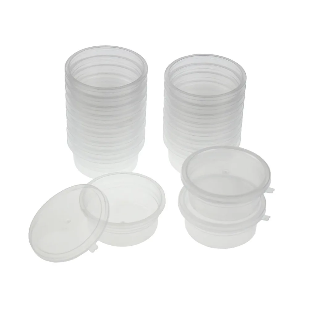 

20 Pc Slime Storage Containers Foam Ball Storage Cups Containers With Lids Small Sundries Storage #T2