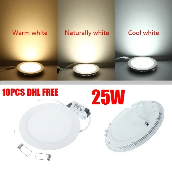 25w Led Ceiling Downlight Super Bright Led Panel Light With