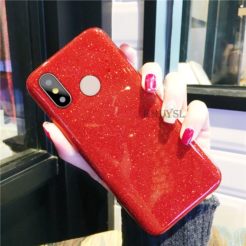 

Bling PC& PE &TPU 3 in 1 Case For Xiaomi Mi 8 A2 Lite 5X A1 6X Redmi 6 5 Plus 5A Note 5 4X 4 Pro Pocophone F1 Protective Cover