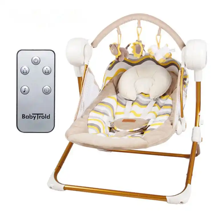 Elektrische Draadloze Afstandsbediening Babybed Musical Uitsmijter Kid Activiteit Product Vibrerende Schommelstoel Zetel Cradle Swing Bed Cradle Swing Cradle Bedbaby Cradle Aliexpress
