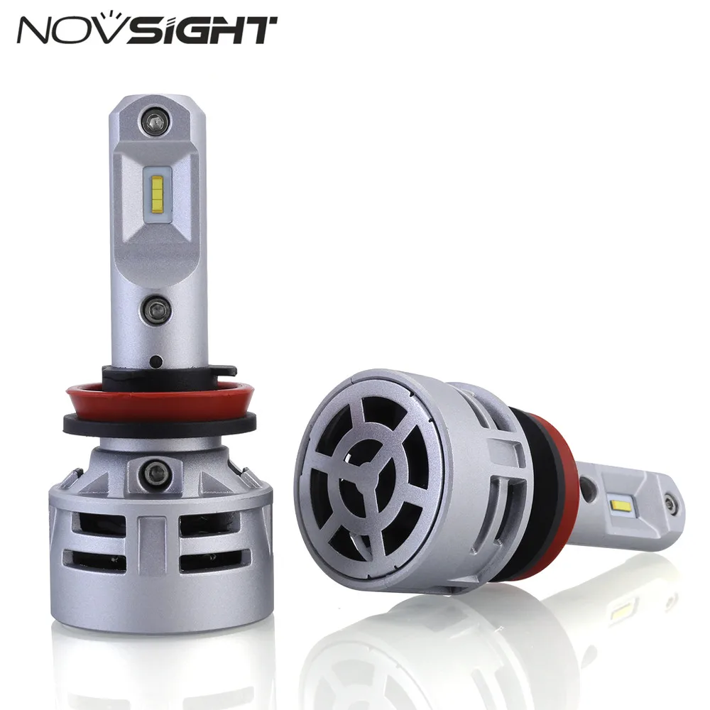 NOVSIGHT H11 H8 Car Led Headlights H16JP 60W 10000LM Auto Driving Fog Led Lights Bulbs 6500K