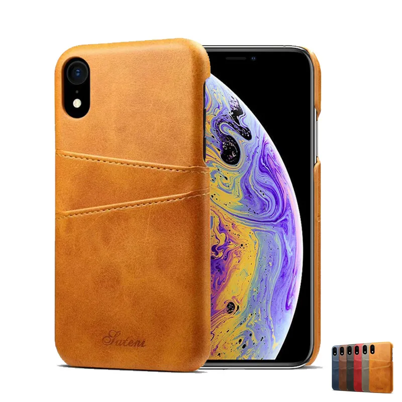 

Leasdia For iPhone Xs Xs Max Xr Case Luxury Leather Card Slots Holder Slim Phone Wallet Cover For iPhone Xr Xs Xs Max Back Cover