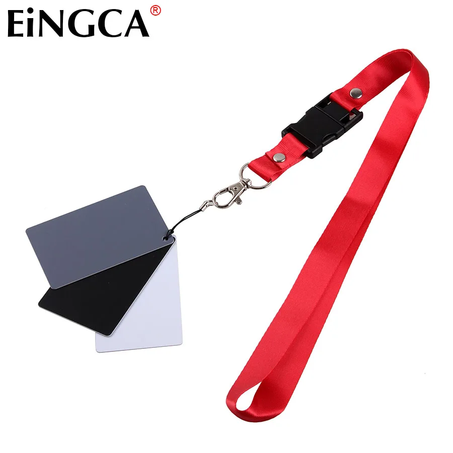 

3in1 Black White Gray Balance Card Gray Card for Canon Nikon Sony DSLR Camera Photo Studio Accessories