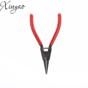

XINYAO 15.5cm Long Alloy Steel Jewelry Pliers Repair Hand Tools Needle Nose Pliers for Accessory Jewelry Making (without teeth)