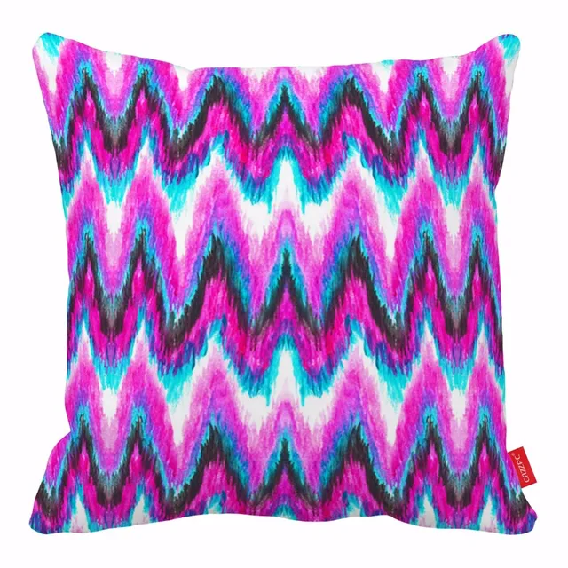 Bright Pink Grant Chevron Aztec Print Decorative Throw Pillows Bright Pink Grant Chevron Aztec Print Decorative Throw Pillows Cases Cushion Covers Car Seat Sofa Chair