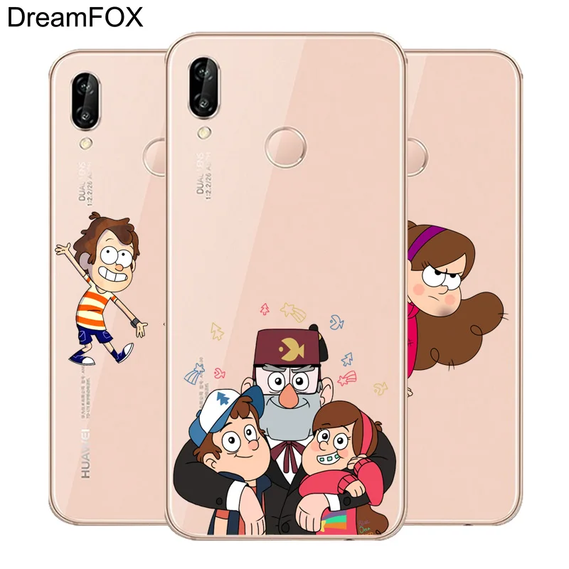 

DREAMFOX L531 Gravity Falls Soft TPU Silicone Case Cover For Huawei Honor 6A 6C 7X 9 10 P20 Lite Pro P Smart