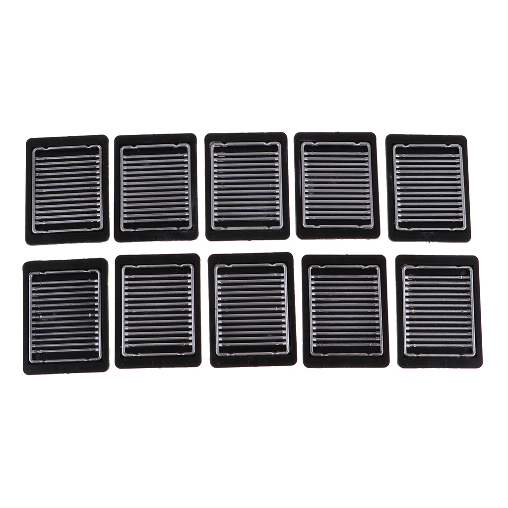 10pcs 1/12 Baking Tray Comal BBQ Furniture Dollhouse Miniature Kitchen Life Scenes Decoration