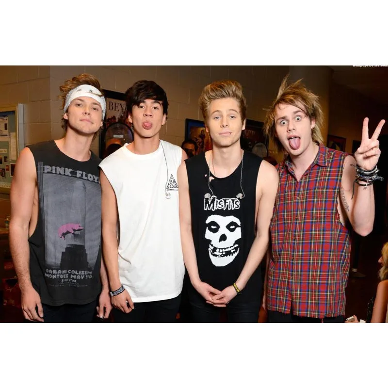 5 Seconds of Summer холст ткань тканевый плакат пользовательские граффити Печать на