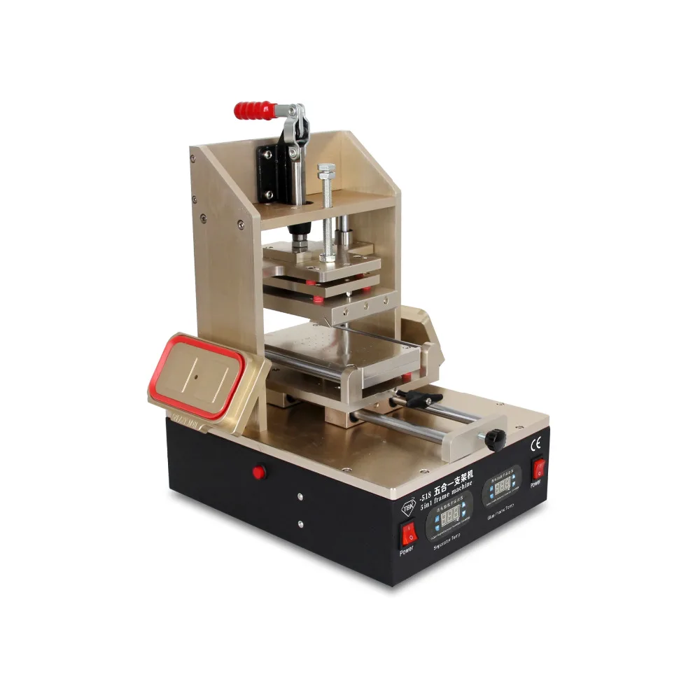 

TBK-518 5 in1 Universal LCD Repair Machine For Samsung Middle Bezel Separator Glue Remover Frame Laminating Machine