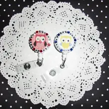 Милая сова Выдвижной ID рулеткой 10 шт./лот