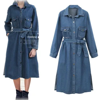 

4XL Plus Size Jeans Jacket Casual Denim Jacket Women Long Sleeve Women's Clothing Tops Casacos Feminino G226