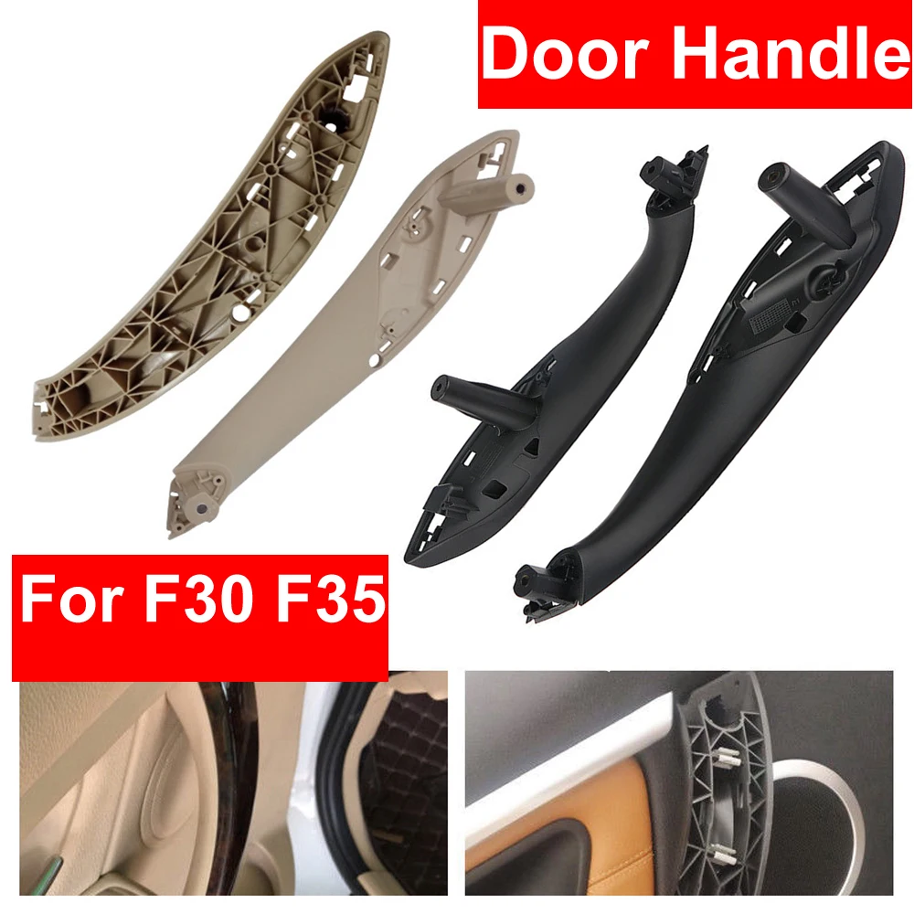 

Beige Black Cream Front Rear Left / Right Car Interior Inner Door Pull Handle Cover Trim For BMW F30 F80 F31 F32 F33 F35 13-2018