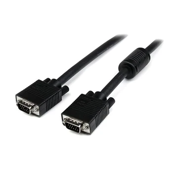 

StarTech.com 55 ft Coax High Resolution Monitor VGA Cable - HD15 M/M, 16.8 m, VGA (D-Sub), VGA (D-Sub), Male, Male, Black