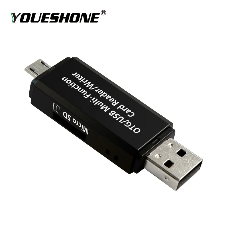 RSExplorer адаптер для чтения карт OTG высокоскоростной флеш-диск USB 2,0 универсальный OTG TF/SD кард-ридер для Android телефона компьютера