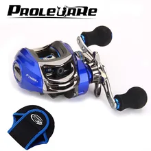 Proleurre 13+ 1BB шариковые подшипники baitcasing Рыболовная катушка левая/правая рука 6:3:1 высокоскоростное карповое рыболовное колесо Carretes De Pesca