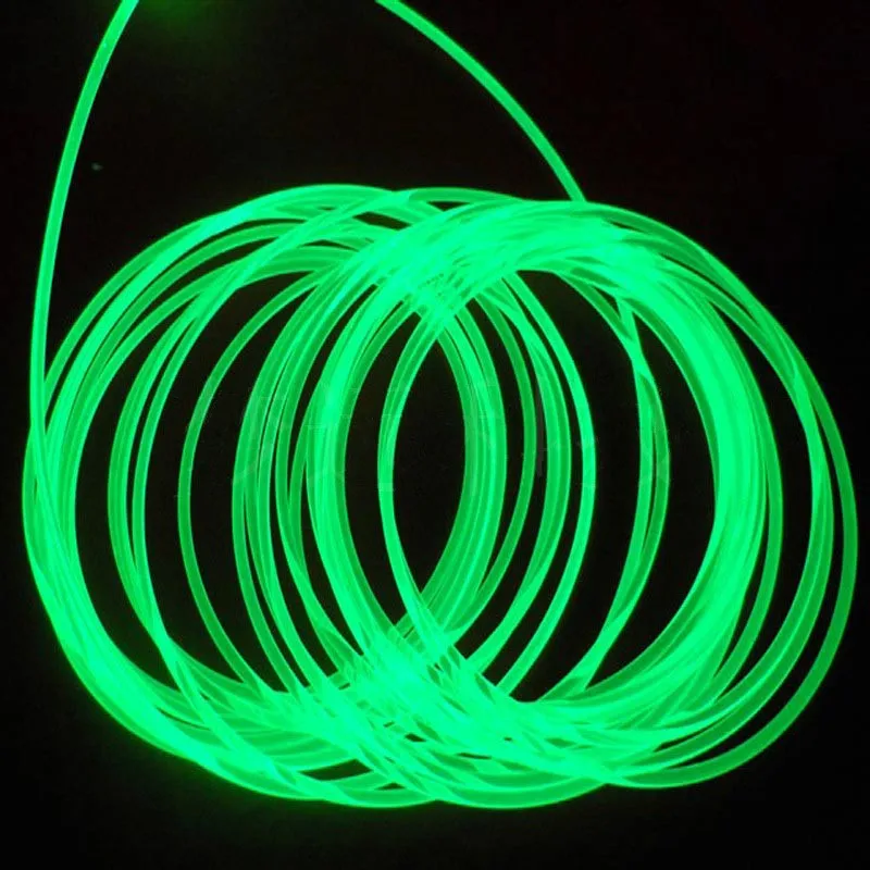 50 м длина диаметр 10 мм боковое свечение оптоволоконный свет волоконный кабель для подсветка для бассейна украшения
