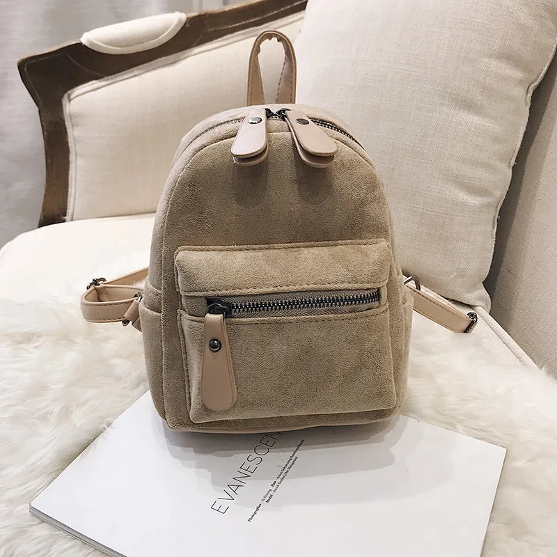 

New Designer Backpack Women Fashion pink Soft Touch Multi-Function Small Back pack Female bag Ladies Bagpack Girl backbag 2019