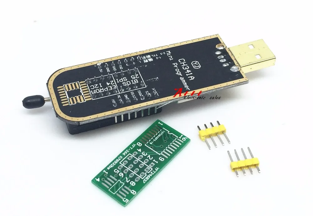 CH341A CH341 24 25 серия EEPROM Flash BIOS USB программист с программным обеспечением и