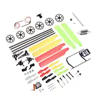 Tool Kit Bag - Gears Main Rotor Blades Tail Boom Motor Swashplate Servo Head Linkage Wire Spare Parts For Wltoys V966 V977
