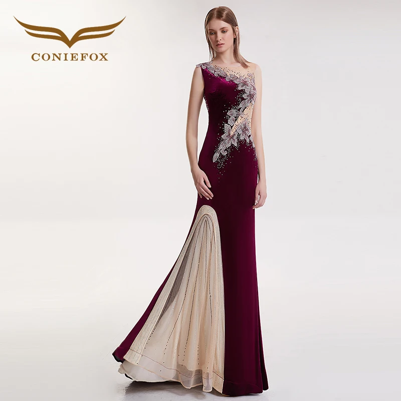CONIEFOX 32109 Sexy Slim chapel train mermaid Ladies