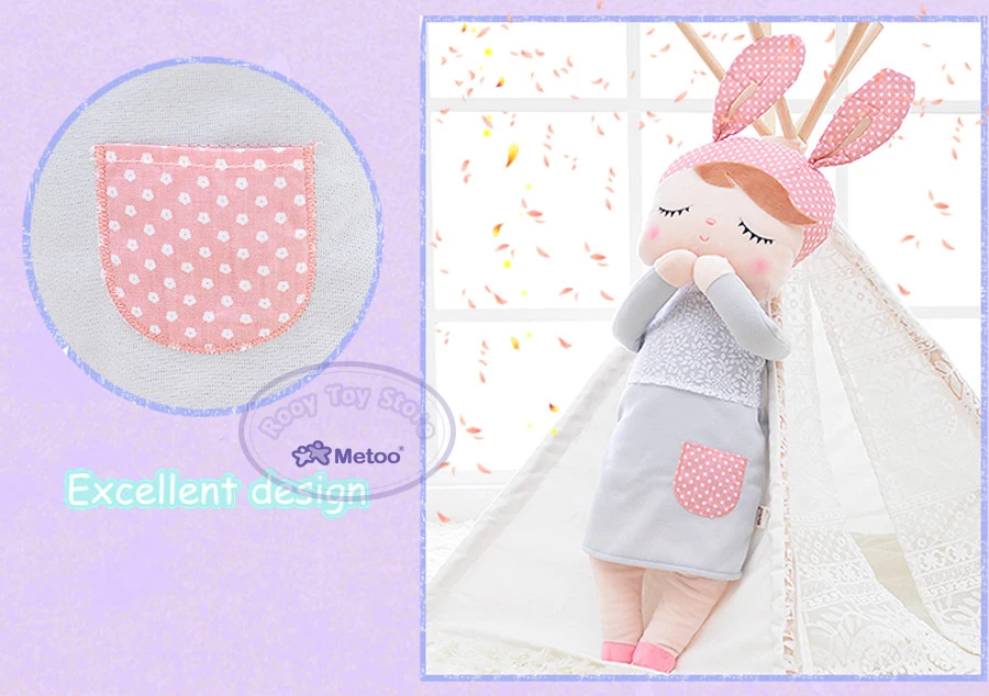 Милые плюшевые и мягкие игрушки Анжела куклы Кролик животное дизайн Metoo для детей день рождения Рождественский подарок