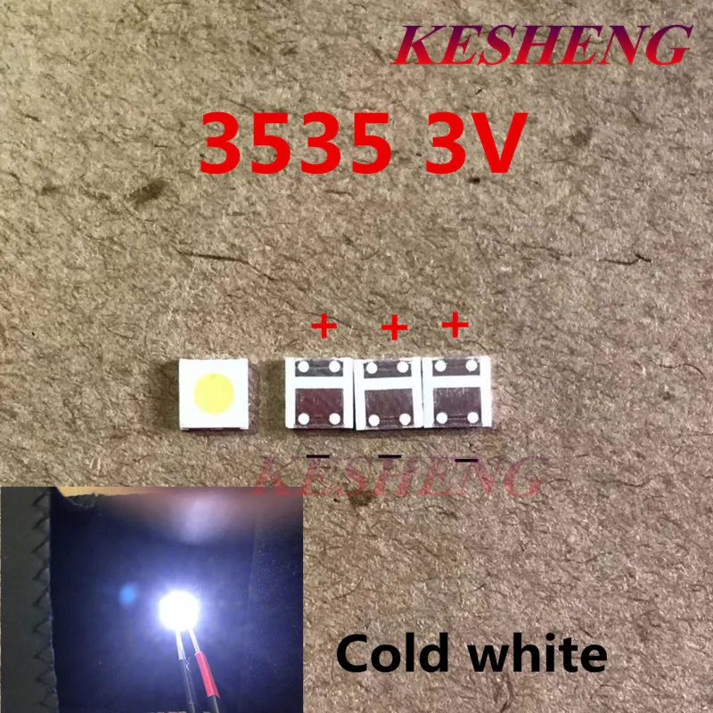 

SHARP LED TV application backlit LCD screen for TV LED backlight 1 w 3 v 3535 3537 cool white GM5F22ZH10A 200PCS