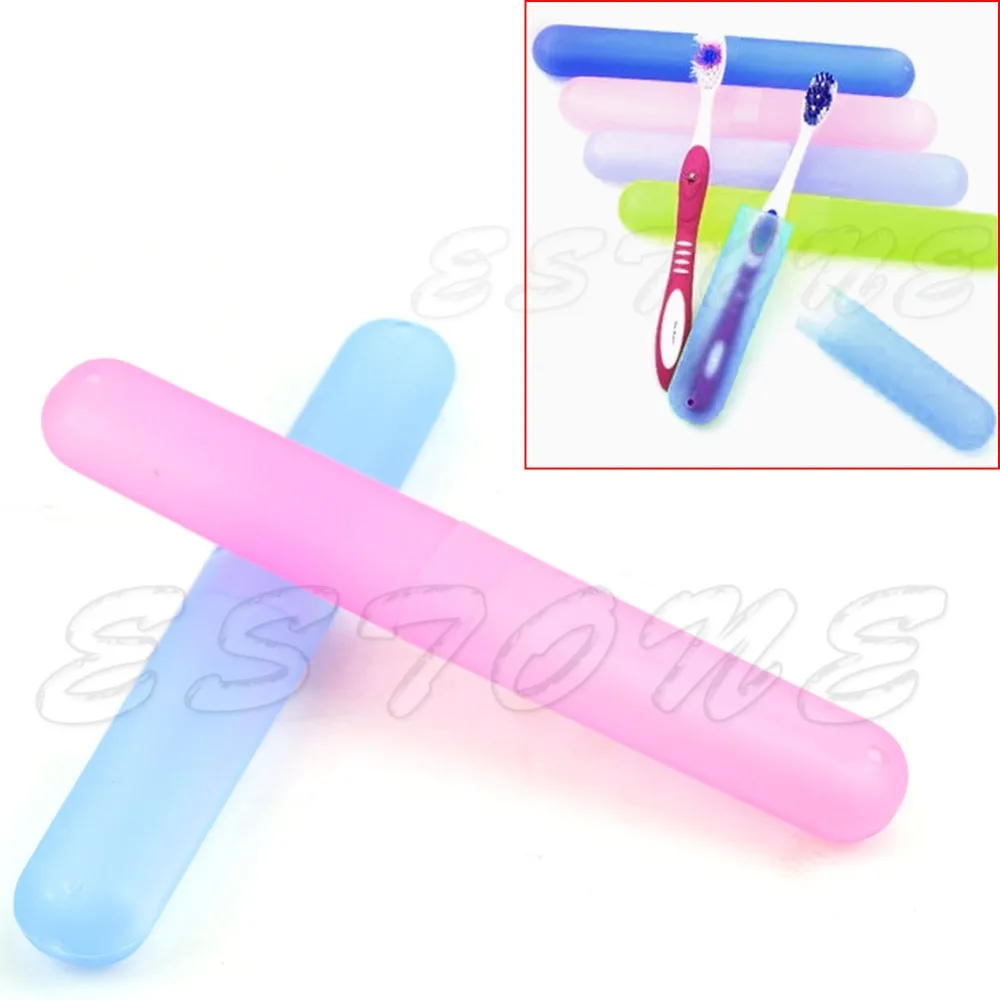 YAS 1 PC Portable Toothbrush Holder Travel Camping Protect Clean Tube Cover Case 2