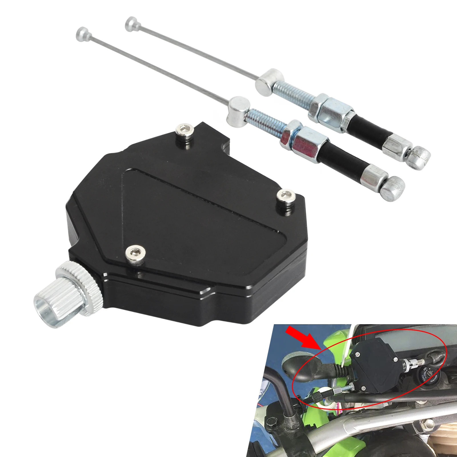 CNC Stunt Clutch Easy Pull Cable System For Triumph Tiger 800 1050