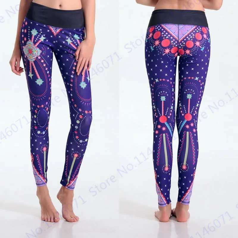 Puppy On Meadow Womens Printed Yoga Pants High Waisted Workout Leggings