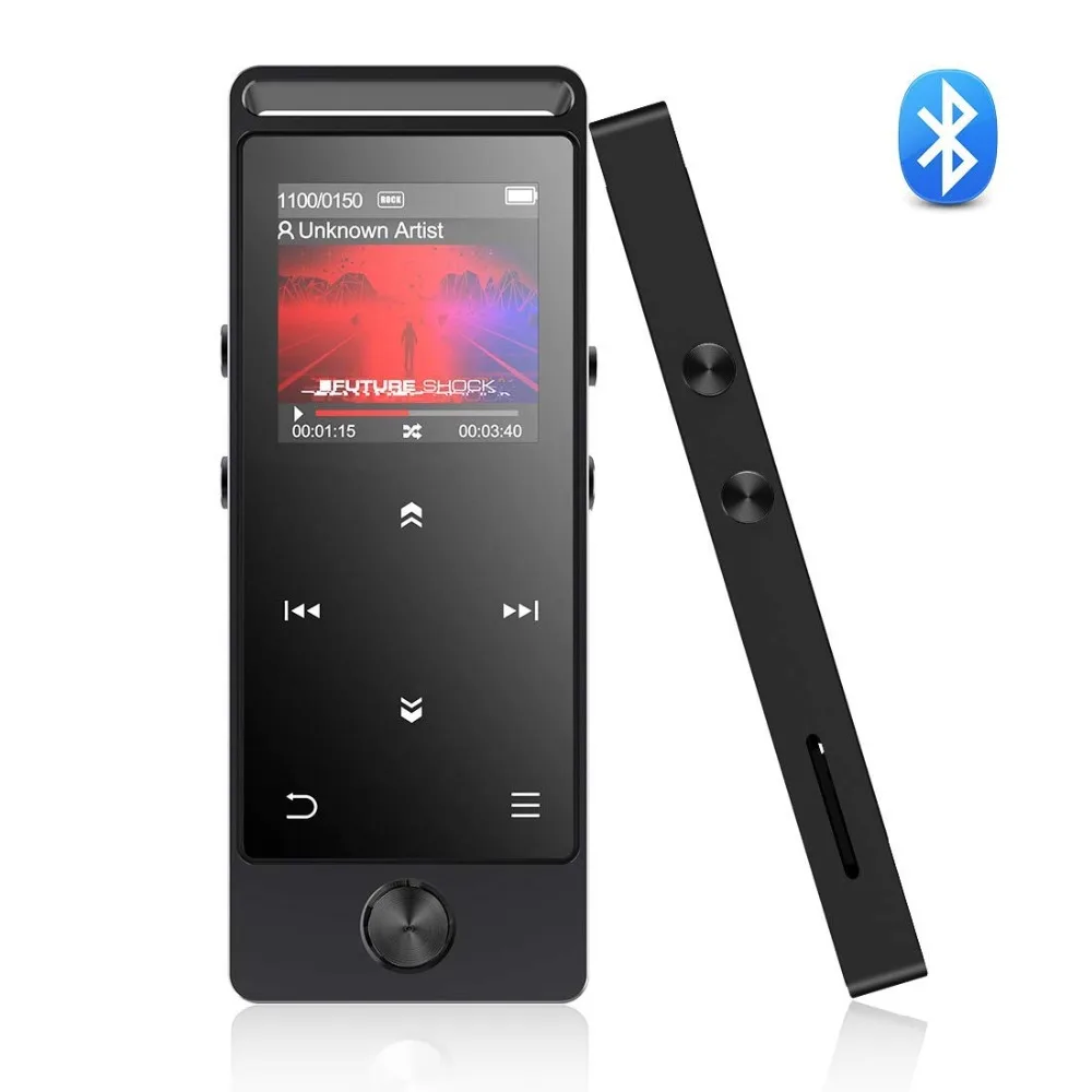 

New BENJIE S8 MP3 Player Bluetooth4.0 8GB 1.4inch Screen Touch Keys Metal HIFI Lossless Music Player With FM, Support TF Card