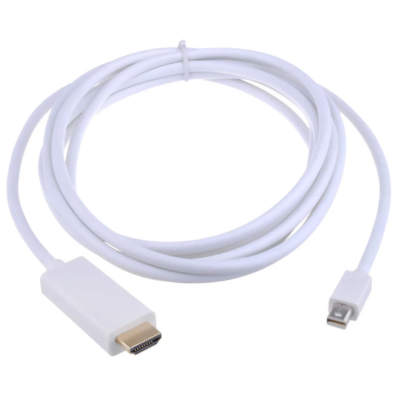 1 8 м 6 футов Thunderbolt Displayport мини-порт дисплея Mini DP-HDMI штекер Адаптер кабель