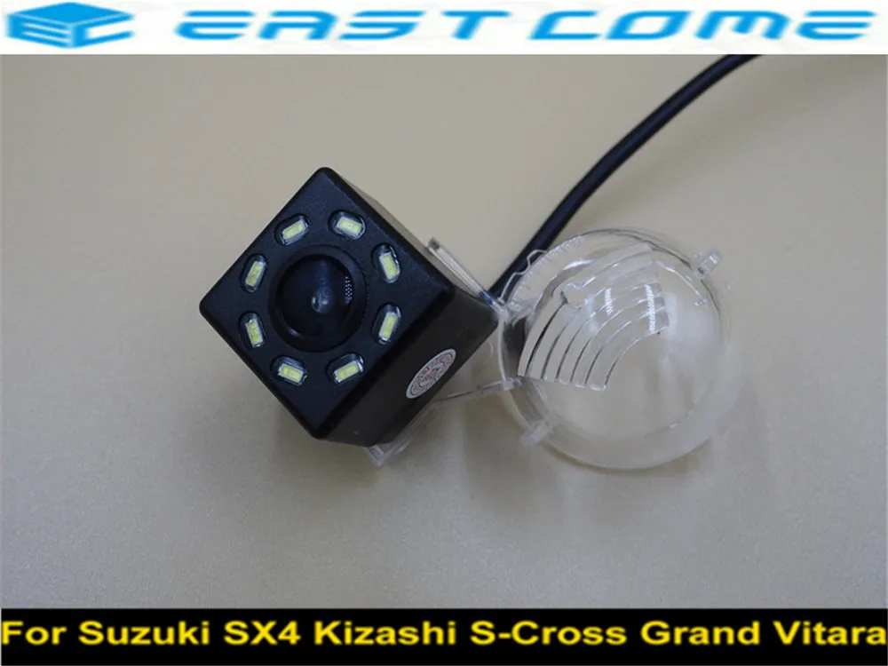 Камера заднего вида с 8LED объективом 170 градусов для Suzuki Grand Vitara SX4 хэтчбек