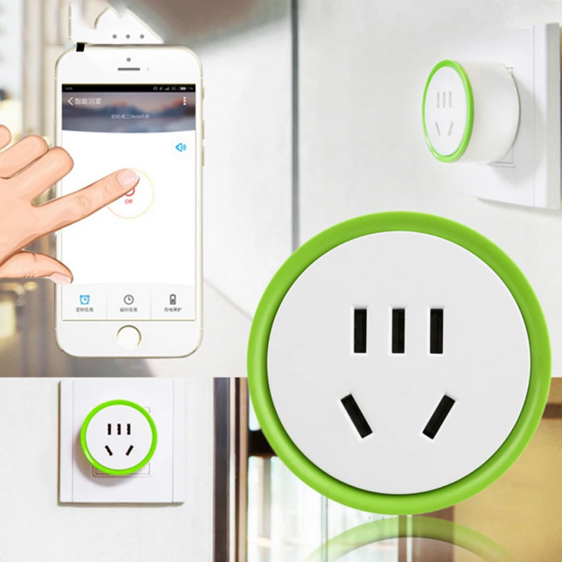 Мини K Wi-Fi Smart Plug Switch штепсельная розетка умный управление Wi-Fi дистанционное управление таймер переключатель для iPhone разъем