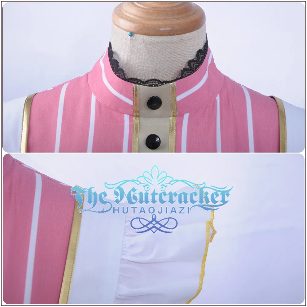 x_05 Love Live! Cos Valentine's Day unwaking Yazawa Nico Cosplay Costume Custom Maid Uniform Skirt Dress Hairband Hairpin Wig Pigtail (6)