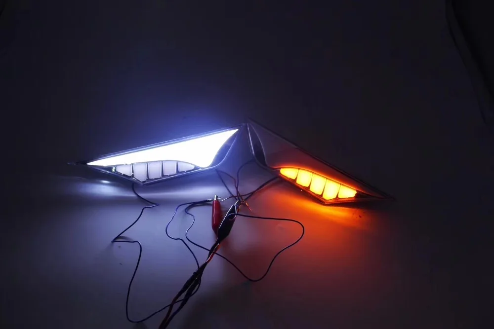 EOsuns led желтый указатель поворота дневной свет дневные ходовые огни габаритный фонарь для Honda civic 10th