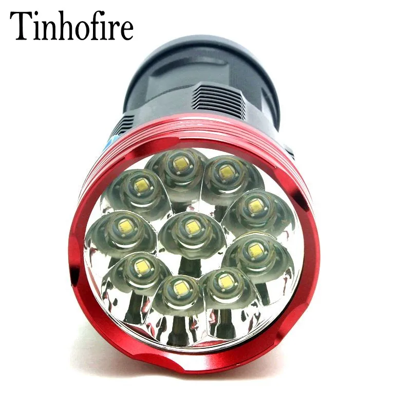 

Tinhofire 10T6 20000 lumens SKYRAY King 10T6 LED flashlamp 10 x CREE XM-L T6 LED Flashlight Torch Lamp Light
